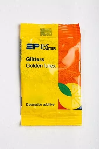 Glitzer-Gold- Dünne Fäden
