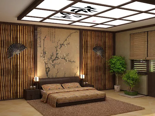 Bamboo poles or panels